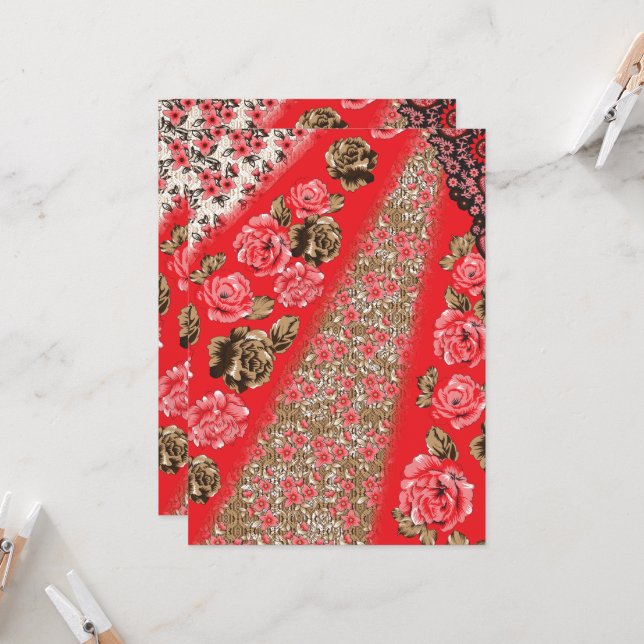 Plantilla de invitación de boda editable | Tarjeta (Anverso/Reverso In Situ)