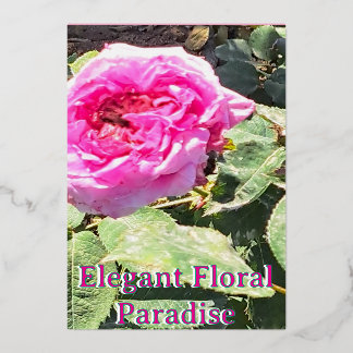 Plantilla de Invitación de Boda Elegante | Floral