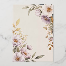 Plantilla de Invitación de Boda Floral Elegante