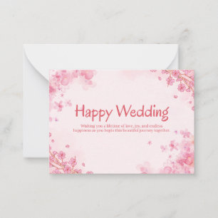 Plantilla de Invitación de Boda Floral Hermosa