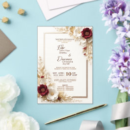 Plantilla de Invitación de Boda Minimalista