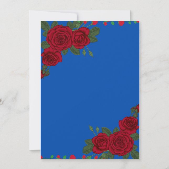 Plantilla de Invitación de Boda Minimalista Elegan (Anverso)