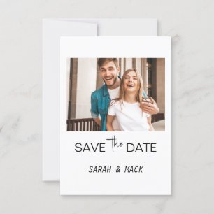 Plantilla de invitación de boda para guardar fecha