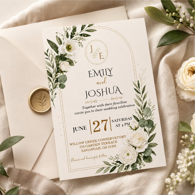Plantilla de invitación de boda personalizable (Subido por el creador)