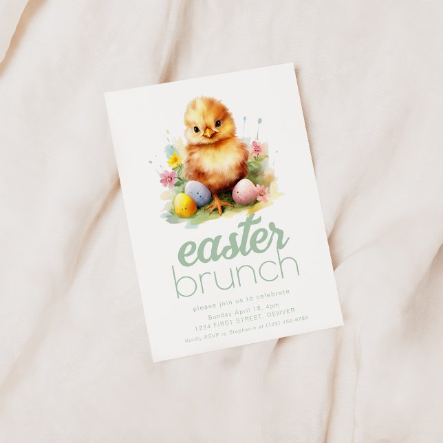 Plantilla de invitación de cena simple de Pascua c (Subido por el creador)