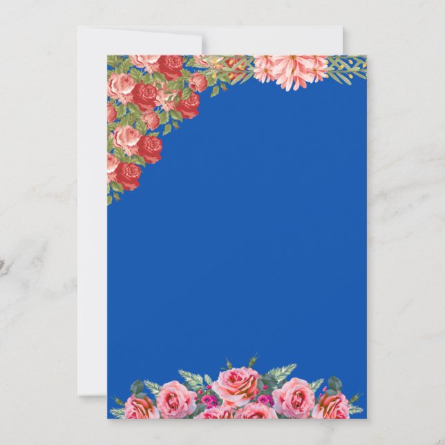 Plantilla de Invitación de Compromiso Elegante (Anverso)