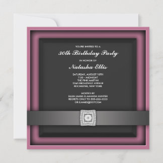 Plantilla de invitación de cumpleaños con cualquie