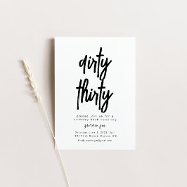 Plantilla de invitación de cumpleaños de 30 años s