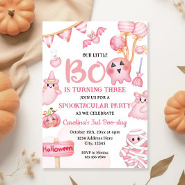 Plantilla de invitación de cumpleaños de Halloween