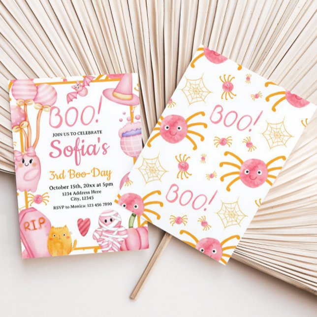 Plantilla de invitación de cumpleaños de Halloween (Subido por el creador)