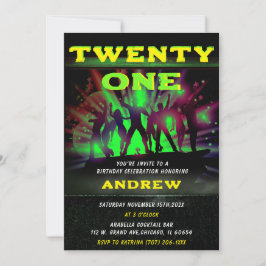 Plantilla de invitación de cumpleaños de Hip Hop