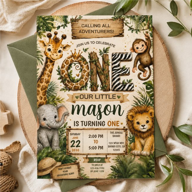 Plantilla de invitación de cumpleaños número 1 de  (Subido por el creador)