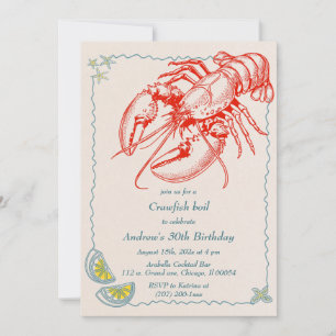Plantilla de Invitación de Cumpleaños para Boil de