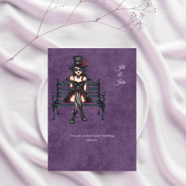 Plantilla de invitación de ducha de boda de academ