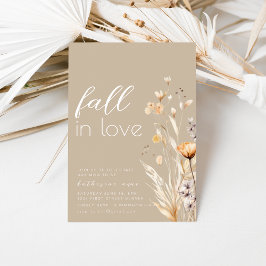 Plantilla de invitación de fiesta de caída en amor