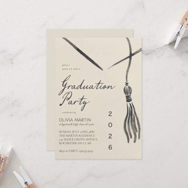 Plantilla de invitación de fiesta de celebración d (Anverso/Reverso In Situ)