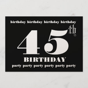 Plantilla de invitación de fiesta de cumpleaños nú