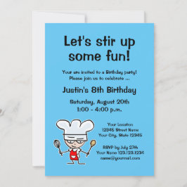 Plantilla de invitación de fiesta de cumpleaños pa