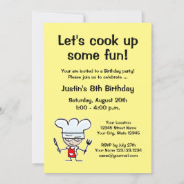 Plantilla de invitación de fiesta de cumpleaños pa