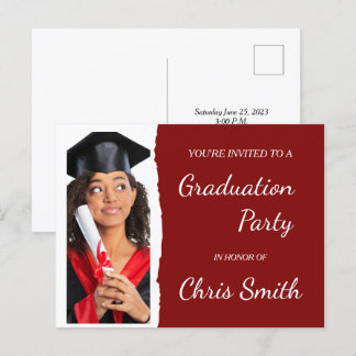 Plantilla de Invitación de Fiesta de Graduación ED