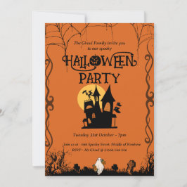 Plantilla de invitación de fiesta de Halloween per