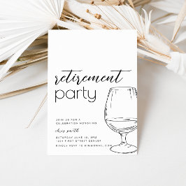 Plantilla de invitación de fiesta de jubilación co