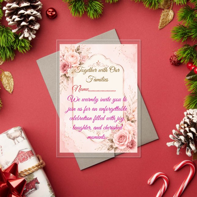 Plantilla de invitación de fiesta elegante (Insitu (Vacaciones))