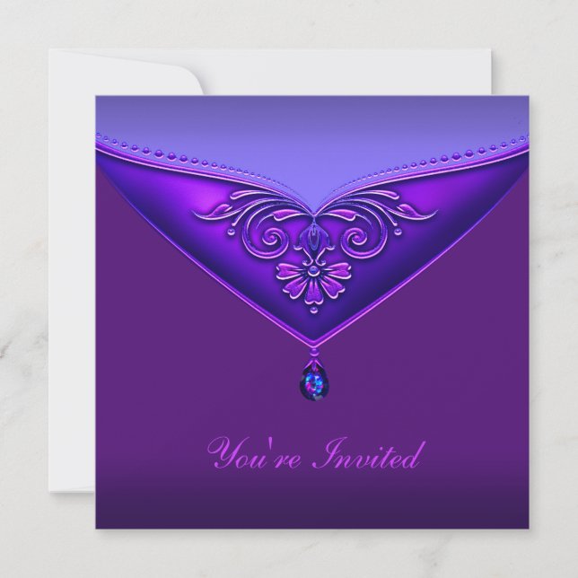 Plantilla de invitación de fiesta para todas las o (Anverso)