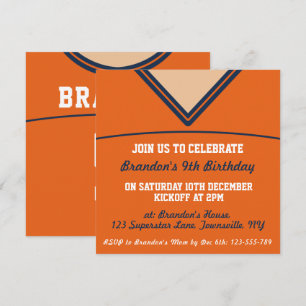 Plantilla de invitación de Fiesta temática de Jers