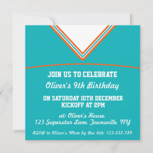 Plantilla de invitación de Fiesta temática de Jers