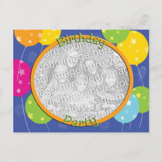 Plantilla de invitación de foto de fiesta de cumpl