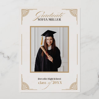 Plantilla de invitación de graduación de la promoc