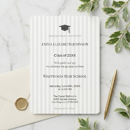 Plantilla de Invitación de Graduación Elegante, Mo