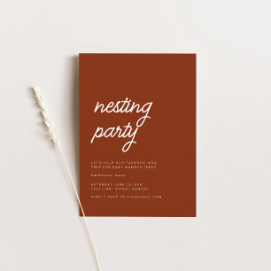 Plantilla de invitación de grupo de anidación