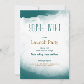 plantilla de invitación de grupo de lanzamiento de