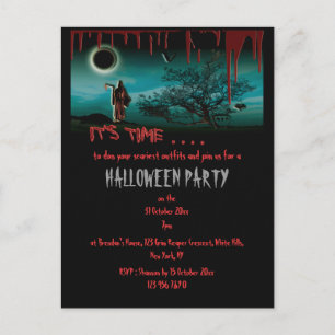 Plantilla de invitación de Halloween Party - perso