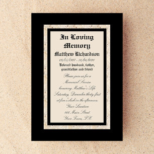 Plantilla de Invitación de invitaciones al servici