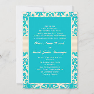 Plantilla de invitación de matrimonio