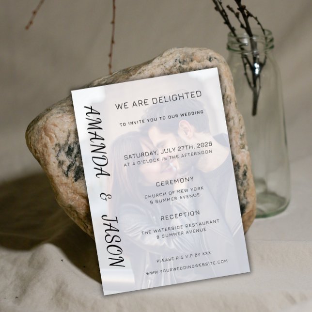 Plantilla de invitación de matrimonio con ranuras  (Subido por el creador)