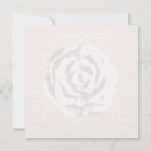 Plantilla de invitación de matrimonio de la Rosa B