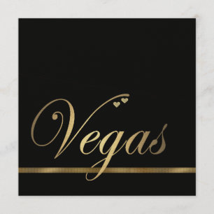 Plantilla de invitación de matrimonio de Las Vegas