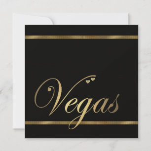 Plantilla de invitación de matrimonio de Las Vegas