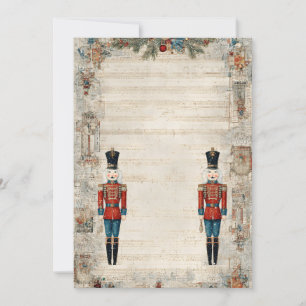 Plantilla de invitación de Navidad Cascanueces   V