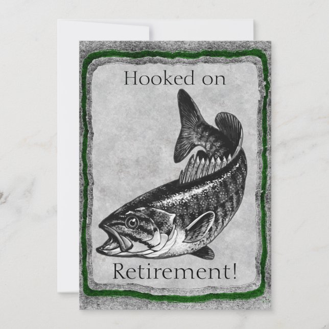 Plantilla de invitación de pesca de base (Anverso)