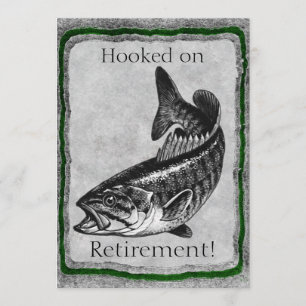 Plantilla de invitación de pesca de base