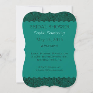 Plantilla de invitación de Petunia Jade-Party escu