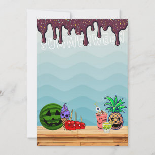 Plantilla de invitación de Summerween