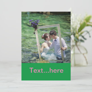 Plantilla de Invitación de Tarjeta de Boda
