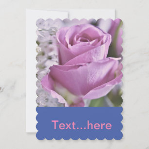 Plantilla de Invitación de Tarjeta de Boda