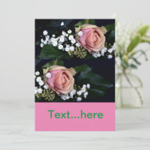 Plantilla de Invitación de Tarjeta de Boda